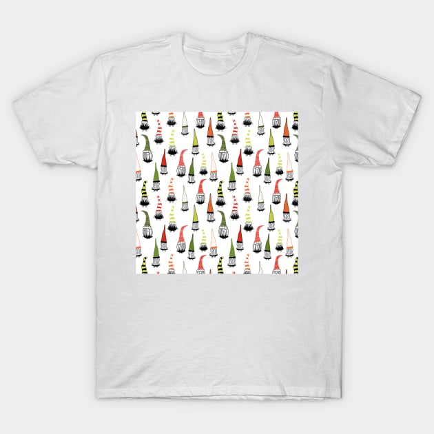 Christmas Gnomes T-Shirt by Sandra Hutter Designs